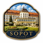 Magnes pamiątkowy Sopot