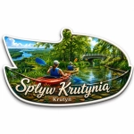 Magnes pamiątkowy Spływ Krutynią