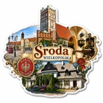 Magnes pamiątkowy Środa Wielkopolska