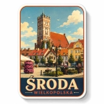 Magnes pamiątkowy Środa Wielkopolska