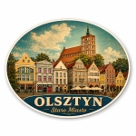 Magnes pamiątkowy Stare Miasto w Olsztynie