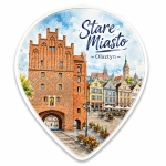 Magnes pamiątkowy Stare Miasto w Olsztynie