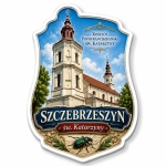 Magnes Szczebrzeszyn z motywem Kościoła Popofranciszkańskiego św. Katarzyny