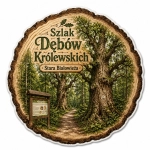 Magnes pamiątkowy Szlak Dębów Królewskich – Stara Białowieża