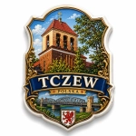 Magnes pamiątkowy Tczew – Polska