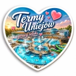 Magnes pamiątkowy z motywem Termy Uniejów