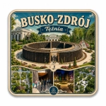 Magnes pamiątkowy Tężnia w Busku-Zdroju