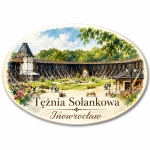 Magnes pamiątkowy z Tężnią Solankową w Inowrocławiu