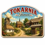 Tokarnia Skansen – magnes pamiątkowy