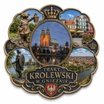 Magnes pamiątkowy Trakt Królewski w Gnieźnie