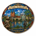 Magnes pamiątkowy Trakt Królewski w Gnieźnie