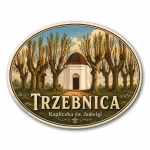 Pamiątkowy magnes Trzebnica z wizerunkiem kapliczki św. Jadwigi