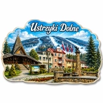 Magnes pamiątkowy Ustrzyki Dolne