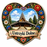 Magnes pamiątkowy Ustrzyki Dolne