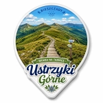 Magnes Ustrzyki Górne z pamiątkowym motywem turystycznym