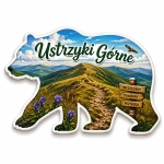Magnes pamiątkowy Ustrzyki Górne