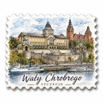 Magnes pamiątkowy Wały Chrobrego w Szczecinie