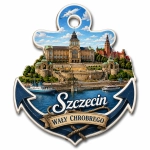 Magnes pamiątkowy Wały Chrobrego w Szczecinie
