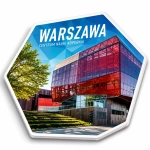 Pamiątkowy magnes Centrum Nauki Kopernik w Warszawie