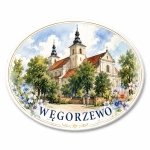 Magnes pamiątkowy Węgorzewo