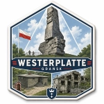 Magnes pamiątkowy Westerplatte
