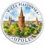 Magnes pamiątkowy Opole – Wieża Piastowska
