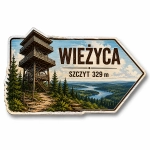 Magnes pamiątkowy Wieżyca – Szczyt 329 m