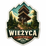 Magnes pamiątkowy Wieżyca