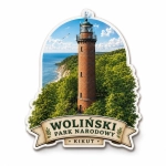 Magnes pamiątkowy z latarnią morską – Woliński Park Narodowy