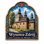 Magnes Wysowa-Zdrój z cerkwią św. Michała
