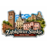 Magnes pamiątkowy Ząbkowice Śląskie z motywem miasta