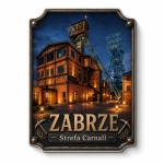 Pamiątkowy magnes Zabrze z nadrukiem UV