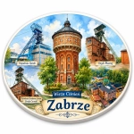 Magnes pamiątkowy Zabrze
