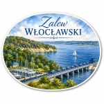 Magnes pamiątkowy Zalew Włocławski