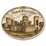 Magnes pamiątkowy z motywem Zamku Krzyżtopór