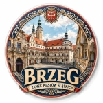 Magnes pamiątkowy z motywem Zamku Piastów Śląskich w Brzegu