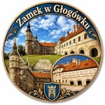 Magnes pamiątkowy z motywem Zamku w Głogówku