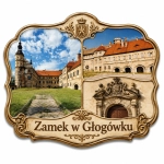 Magnes pamiątkowy z motywem Zamku w Głogówku