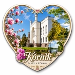 Magnes pamiątkowy z motywem Zamku w Kórniku