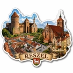 Magnes turystyczny z Zamkiem w Reszlu