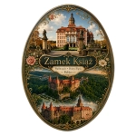 Magnes pamiątkowy Zamek Książ w Wałbrzychu, Dolnym Śląsku, Polska