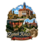 Magnes pamiątkowy Zamek Książ – kontur pałacu