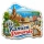 Pamiątkowy magnes Kamień Pomorski z panoramą miasta