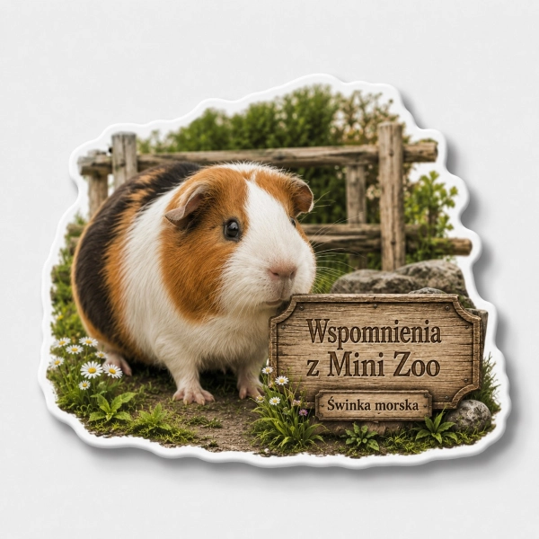 Magnes z świnia morska z Mini Zoo