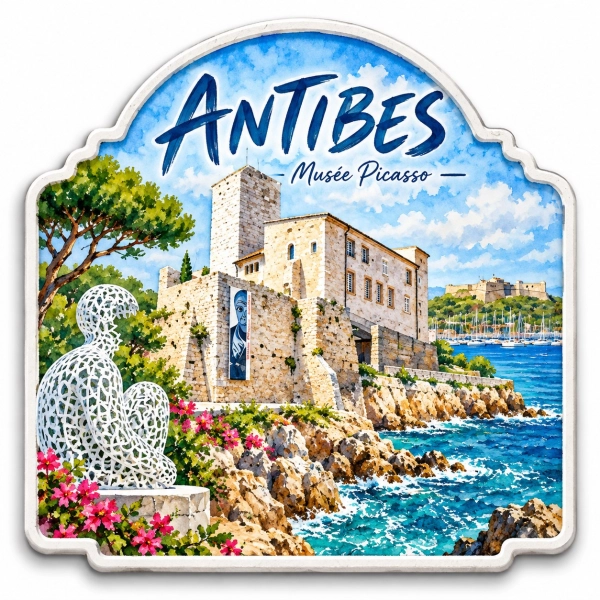Magnes pamiątkowy z Antibes