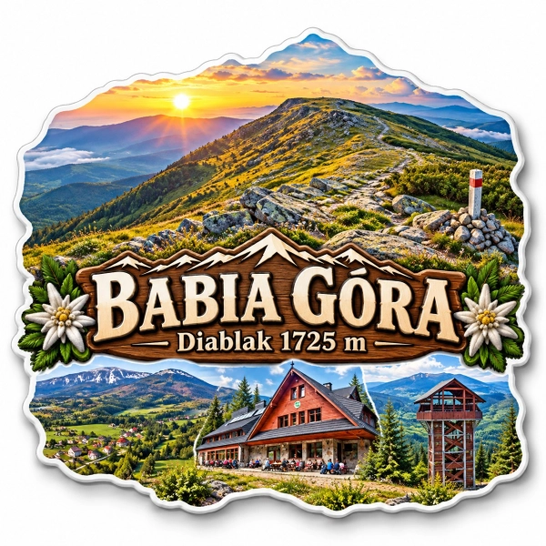 Magnes pamiątkowy Babia Góra – Diablak