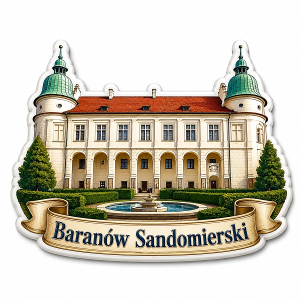 Magnes pamiątkowy Baranów Sandomierski