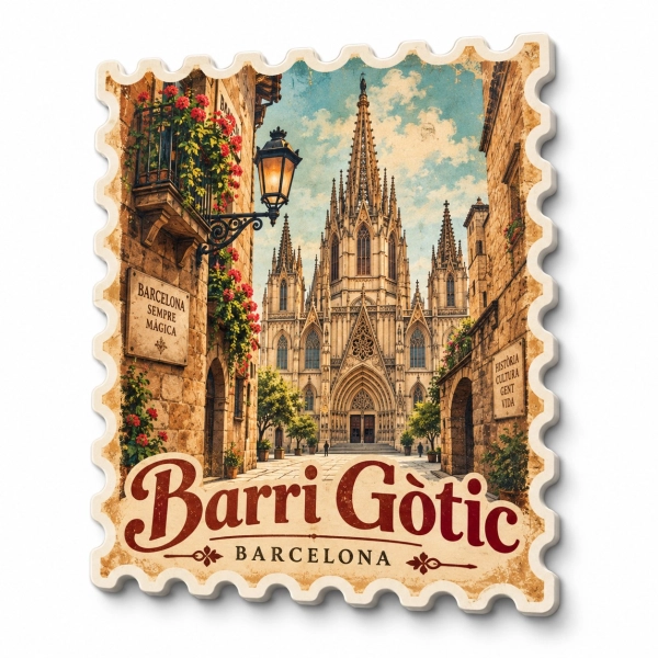 Magnes pamiątkowy Barcelona
