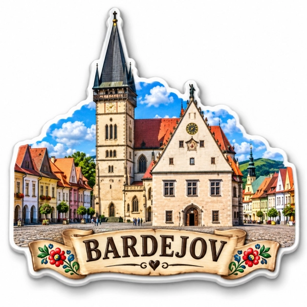 Magnes pamiątkowy Bardejów