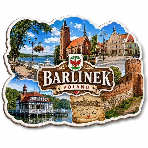 Magnes pamiątkowy Barlinek